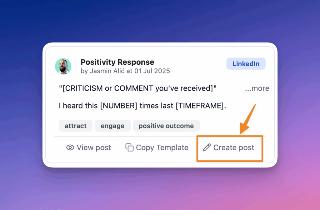 viral linkedin post templates