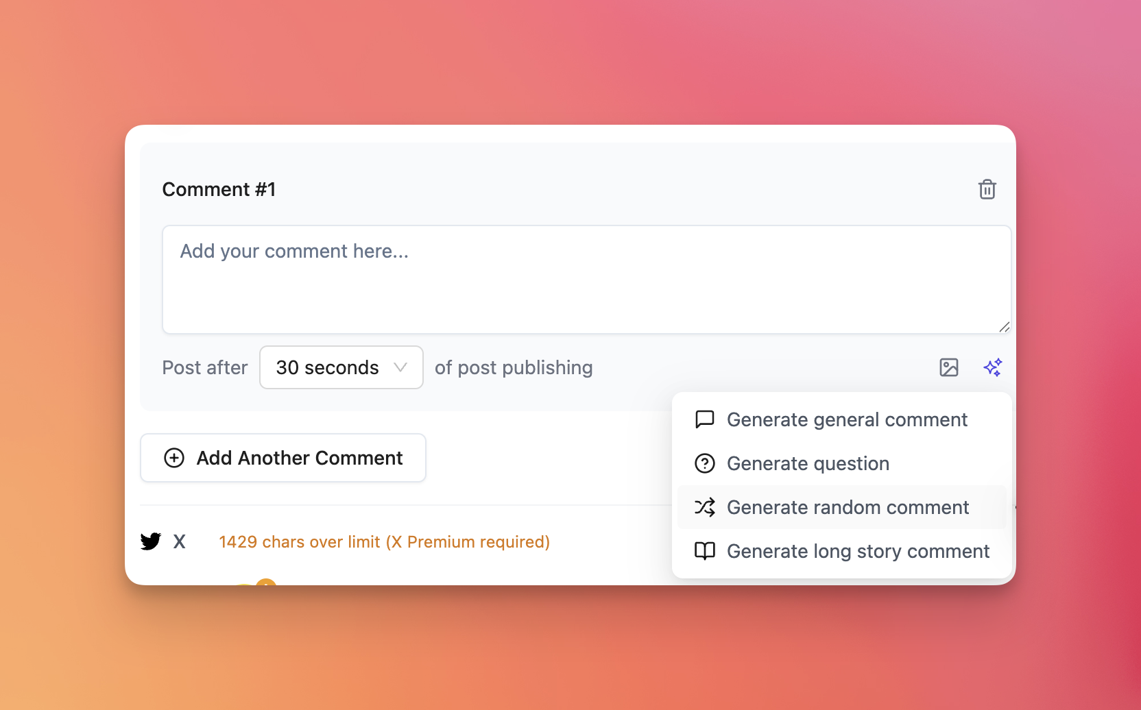 AI comments in auto-plug